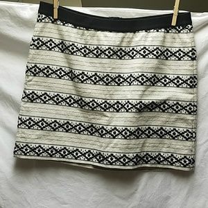 Gap textured mini skirt